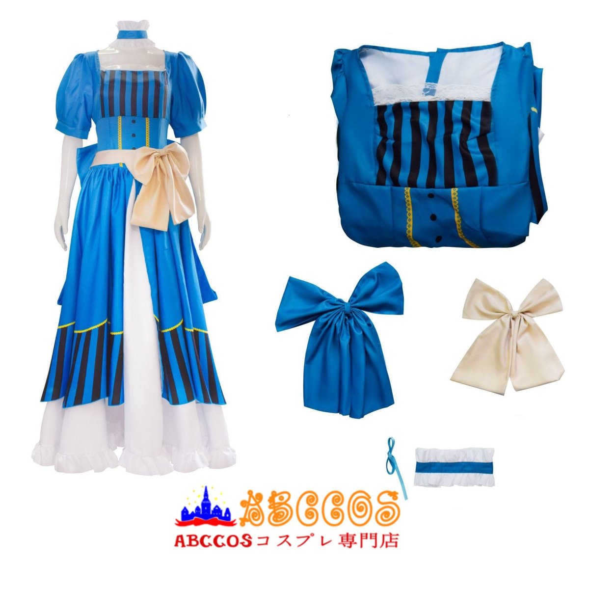 画像10: 【売り切れ即終】黒執事 Black Butler エリザベス·ミッドフォード Elizabeth コスプレ衣装 abccos製 「受注生産」 (10)