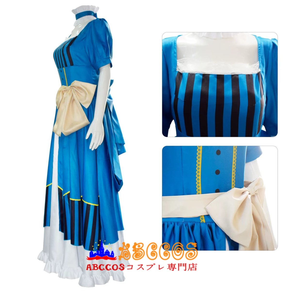 画像4: 【売り切れ即終】黒執事 Black Butler エリザベス·ミッドフォード Elizabeth コスプレ衣装 abccos製 「受注生産」 (4)