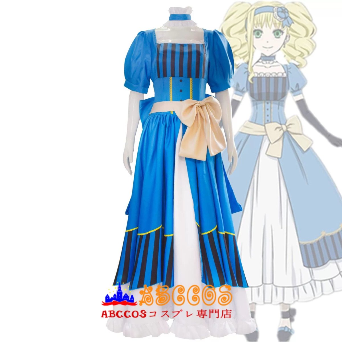 画像6: 【売り切れ即終】黒執事 Black Butler エリザベス·ミッドフォード Elizabeth コスプレ衣装 abccos製 「受注生産」 (6)