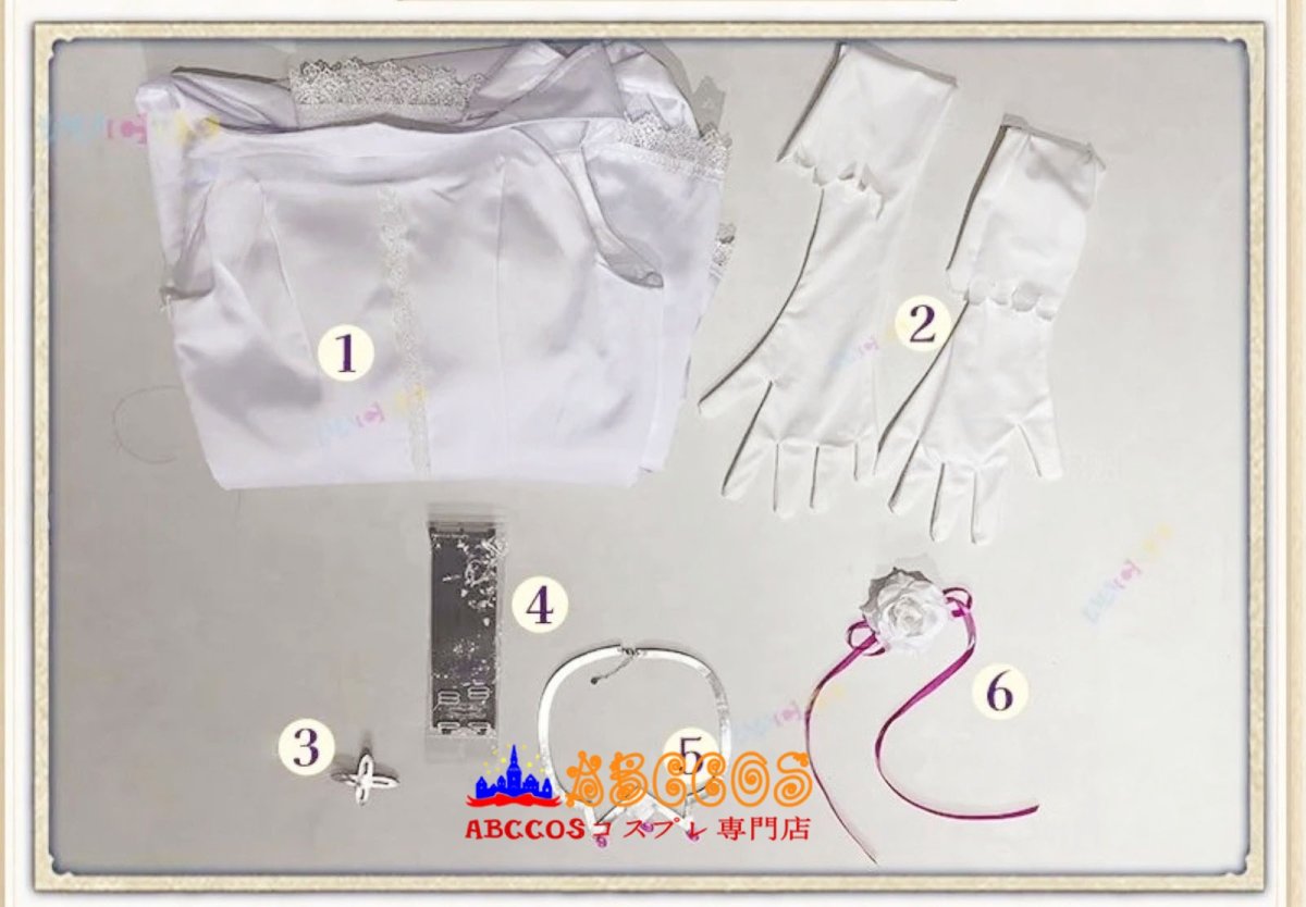 画像5: 【売り切れ即終】Re：ゼロから始める異世界生活 エミリア（Emiria）コスプレ衣装 abccos製 「受注生産」 (5)