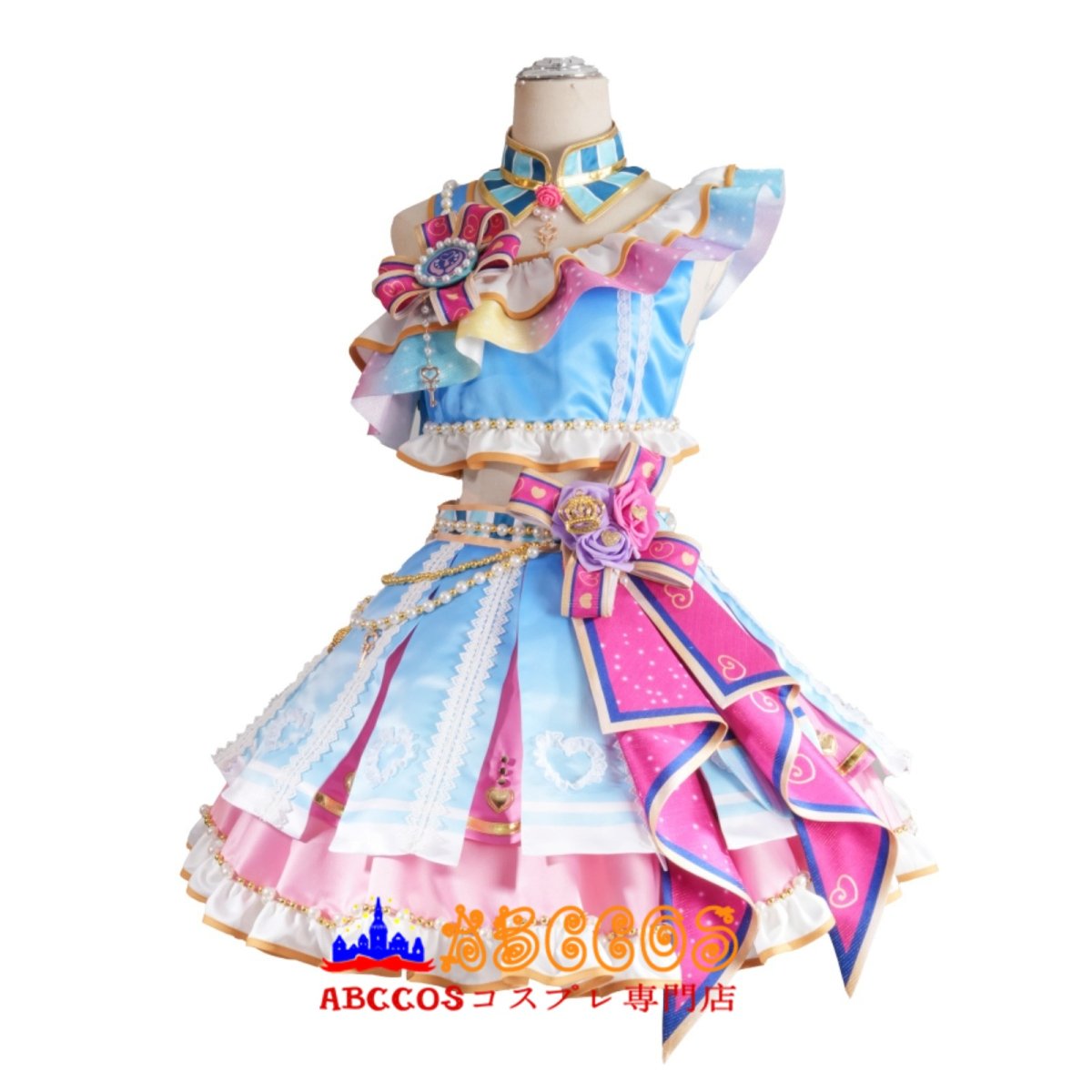 画像3: 【売り切れ即終】アイカツ！アイドルカツドウ！ 星宮いちご 霧矢あおい コスプレ衣装 abccos製 「受注生産」 (3)