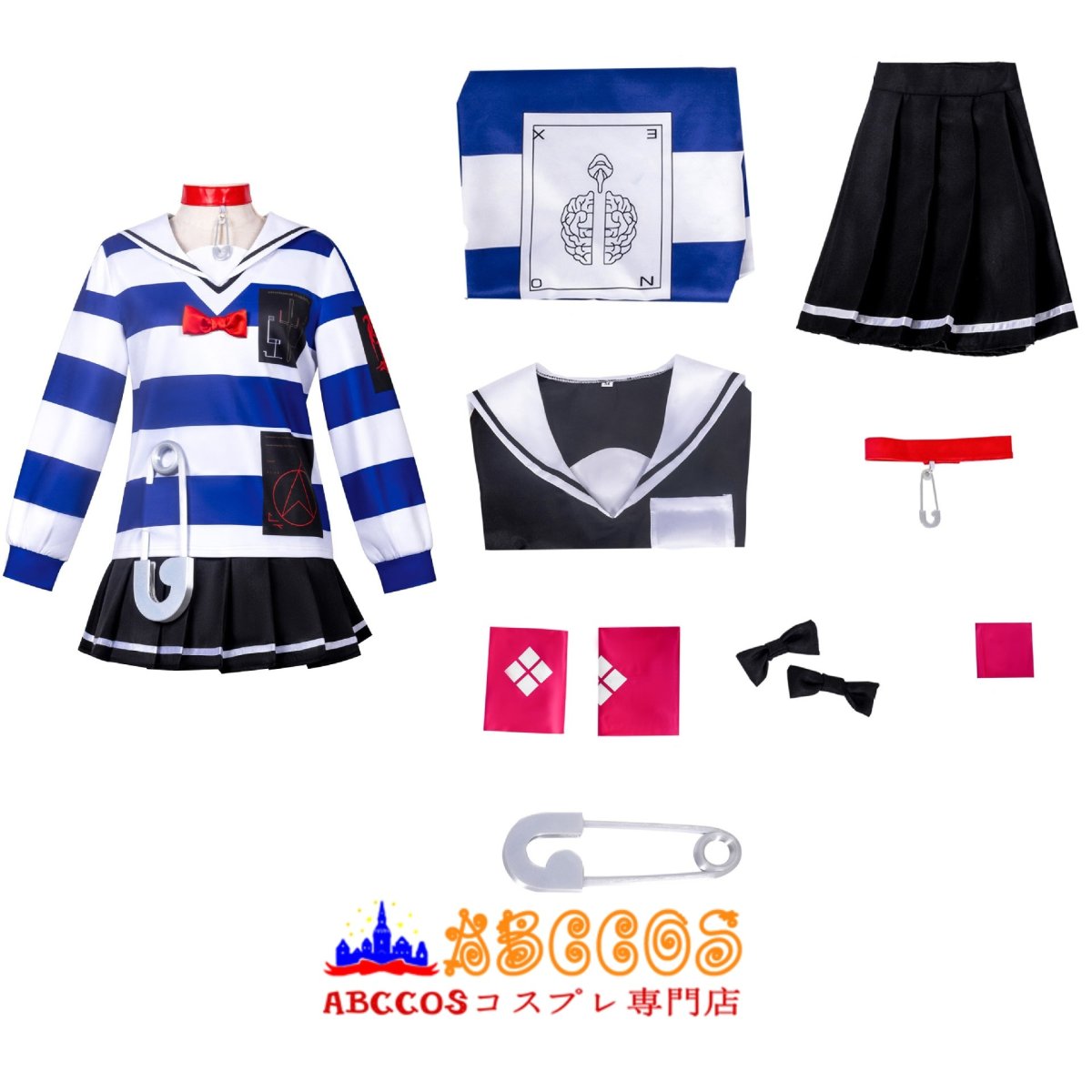 画像21: 【売り切れ即終】HUNDRED LINE -最終防衛学園- 飴宮怠美（あめみや だるみ）コスプレ衣装 abccos製 「受注生産」 (21)