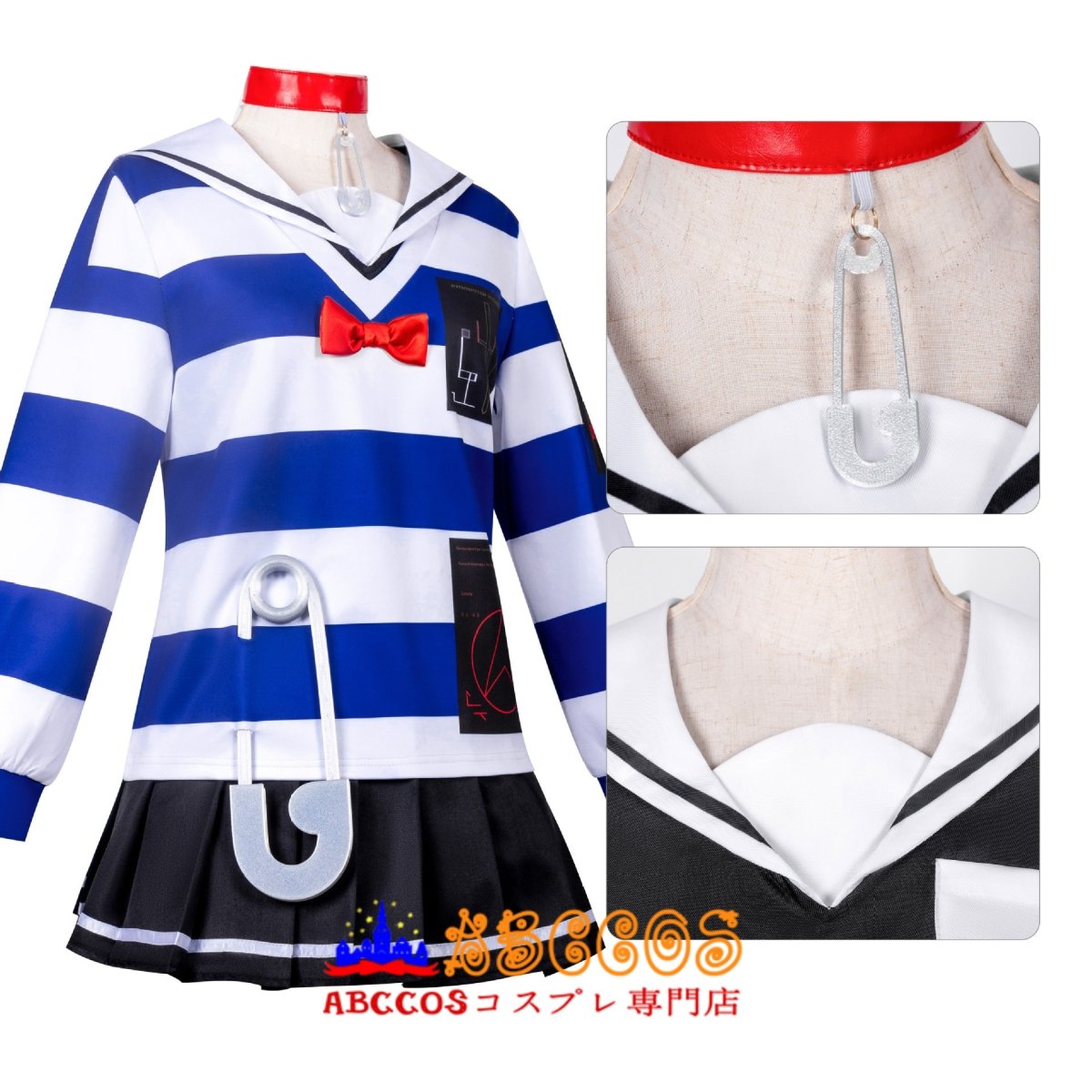 画像7: 【売り切れ即終】HUNDRED LINE -最終防衛学園- 飴宮怠美（あめみや だるみ）コスプレ衣装 abccos製 「受注生産」 (7)