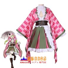 画像4: 【売り切れ即終】鬼滅の刃 甘露寺 蜜璃/かんろじ みつり コスプレ衣装 abccos製 「受注生産」 (4)