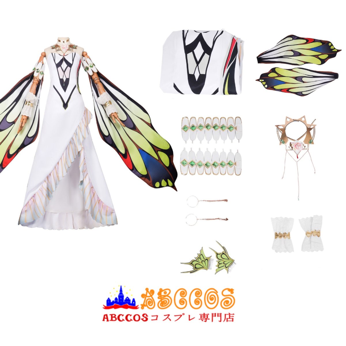 画像9: 【売り切れ即終】コードギアス 反逆のルルーシュ C.C.シー·ツー コスプレ衣装 abccos製 「受注生産」 (9)