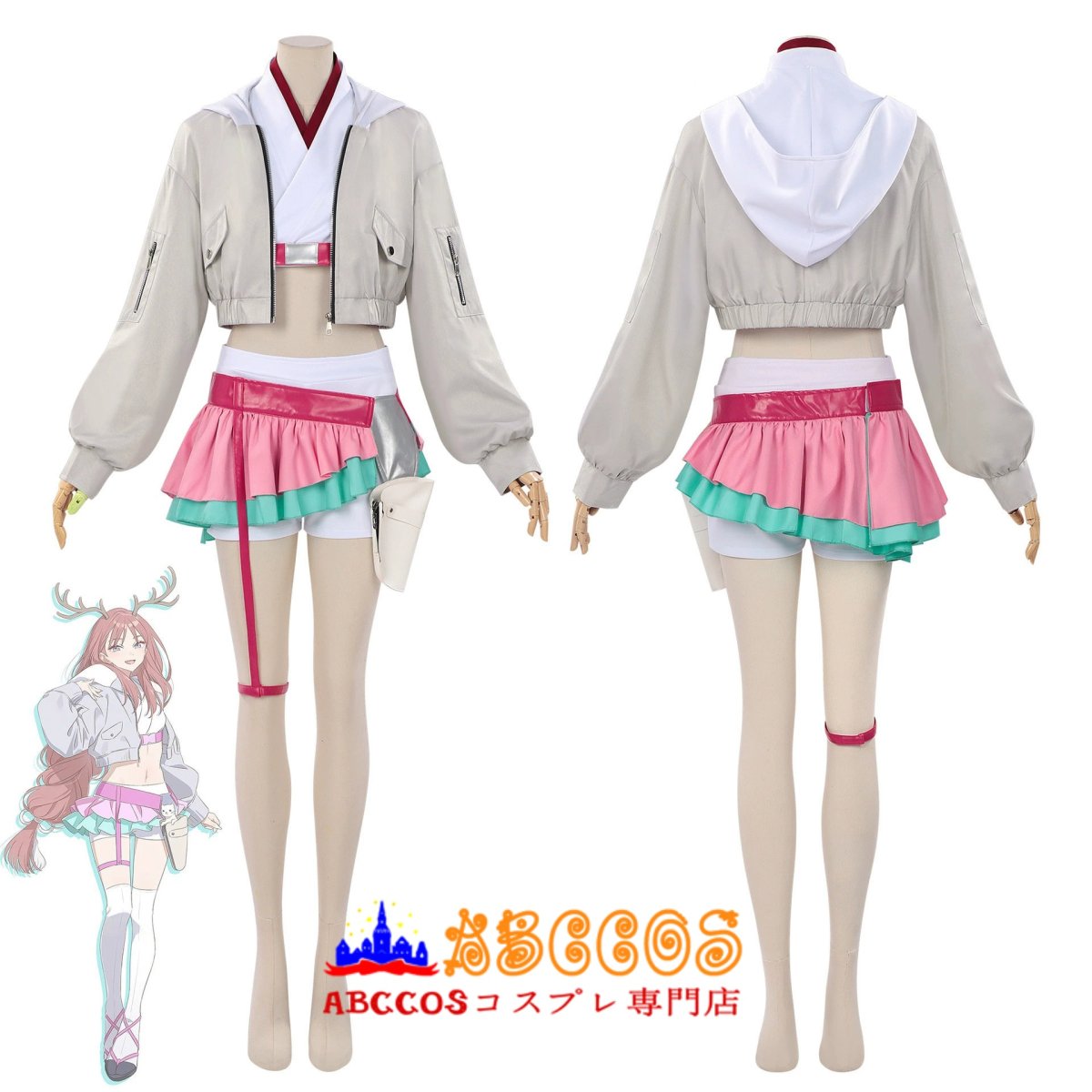 画像5: 【売り切れ即終】超かぐや姫！綾紬 芦花（あやつむぎ ろか）コスプレ衣装 abccos製 「受注生産」 (5)