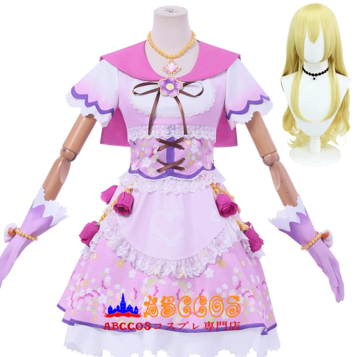 画像8: 【売り切れ即終】アイカツ!アイドルカツドウ! 星宮いちご  コスプレ衣装 abccos製 「受注生産」 (8)