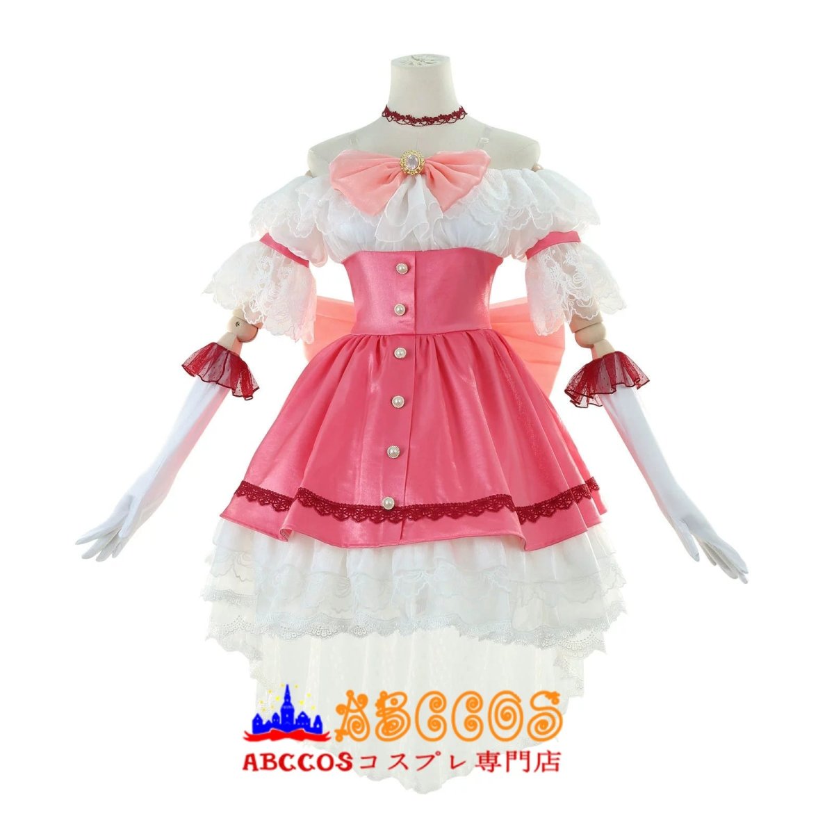 画像1: 【売り切れ即終】魔法少女まどか☆マギカ 暁美 ほむら 鹿目まどか コスプレ衣装 abccos製 「受注生産」 (1)