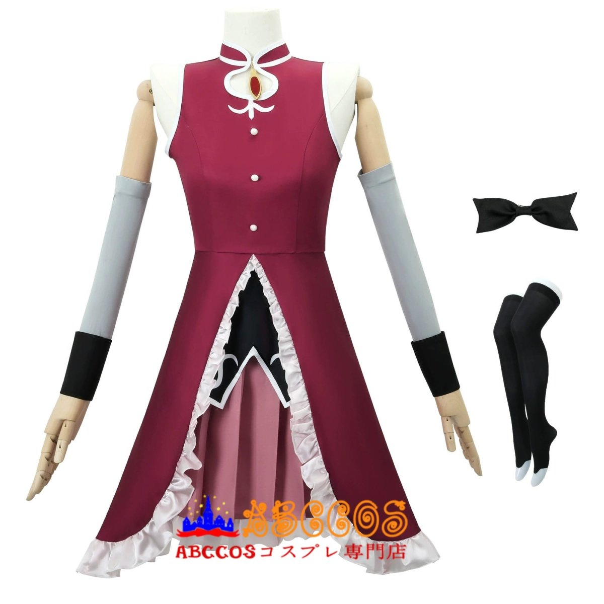 画像5: 【売り切れ即終】魔法少女まどか☆マギカ 佐倉 杏子（さくら きょうこ） コスプレ衣装 abccos製「受注生産」 (5)