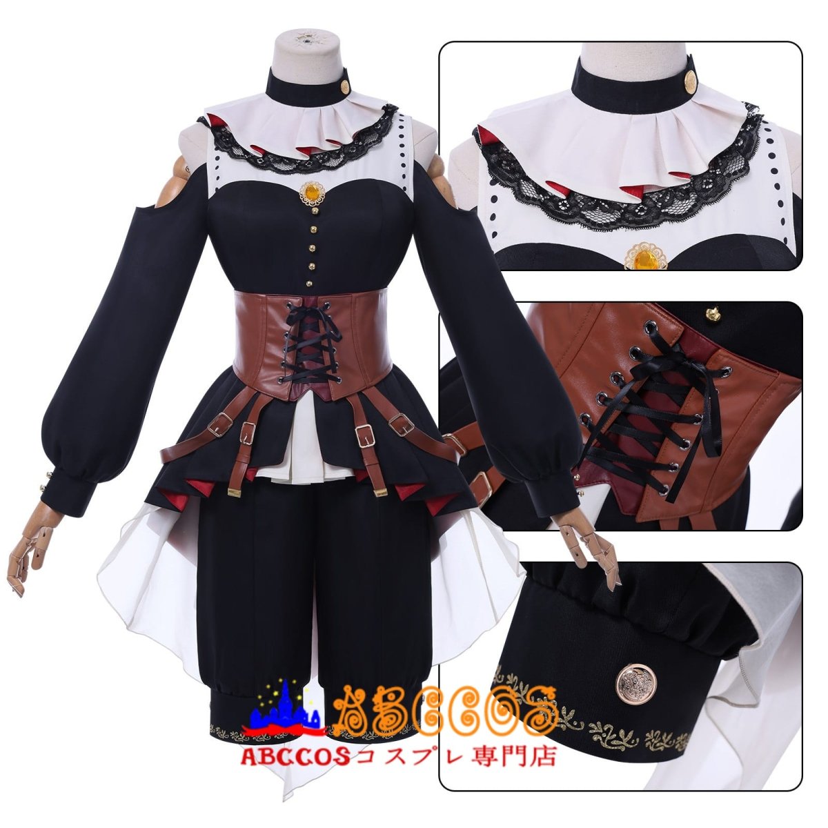 画像7: 【売り切れ即終】BanG Dream! Ave Mujica バンドリ！アヴェムジカ 角初華（三角初音） / ドロリス コスプレ衣装 abccos製「受注生産」 (7)