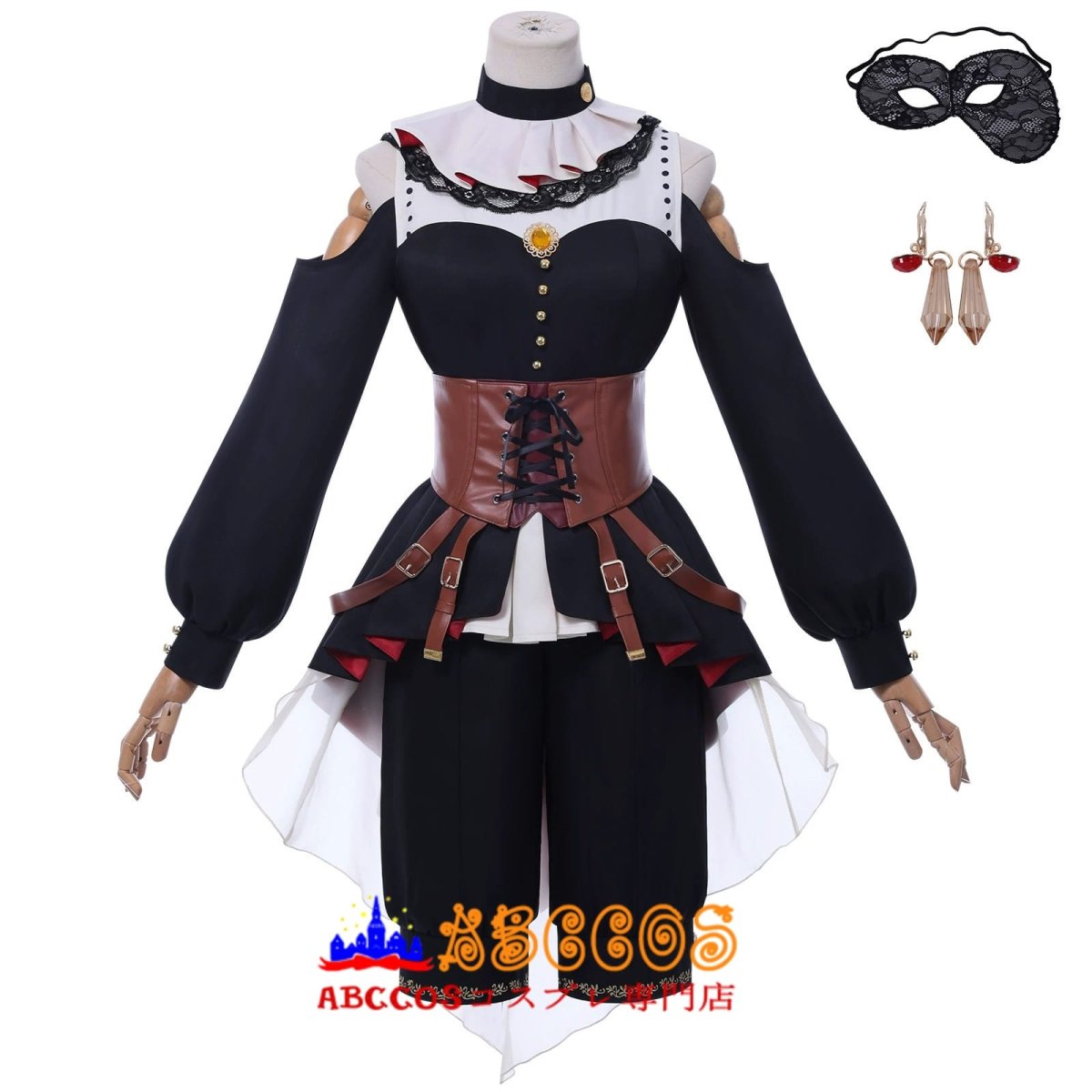 画像8: 【売り切れ即終】BanG Dream! Ave Mujica バンドリ！アヴェムジカ 角初華（三角初音） / ドロリス コスプレ衣装 abccos製「受注生産」 (8)