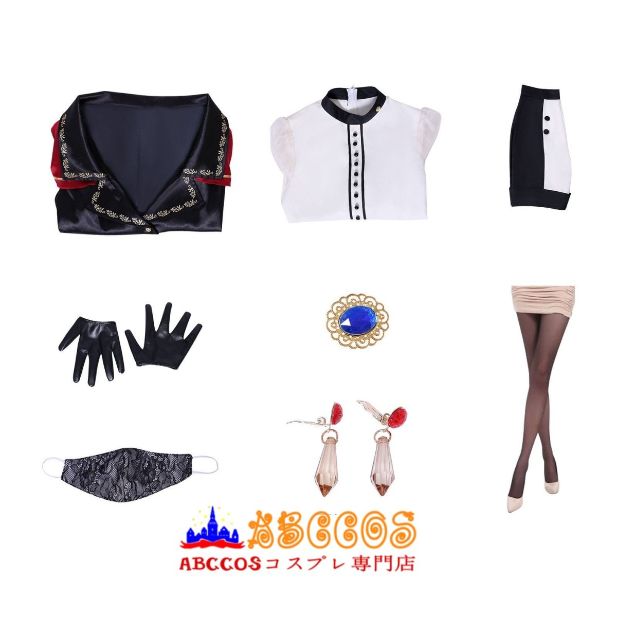 画像19: 【売り切れ即終】BanG Dream! Ave Mujica バンドリ！アヴェムジカ 八幡海鈴 / ティモリス コスプレ衣装 abccos製「受注生産」 (19)