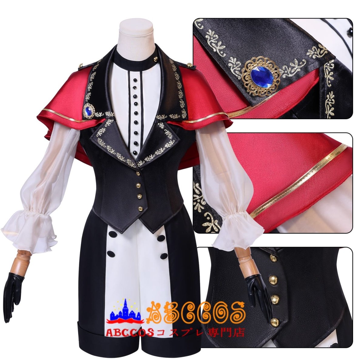 画像4: 【売り切れ即終】BanG Dream! Ave Mujica バンドリ！アヴェムジカ 八幡海鈴 / ティモリス コスプレ衣装 abccos製「受注生産」 (4)