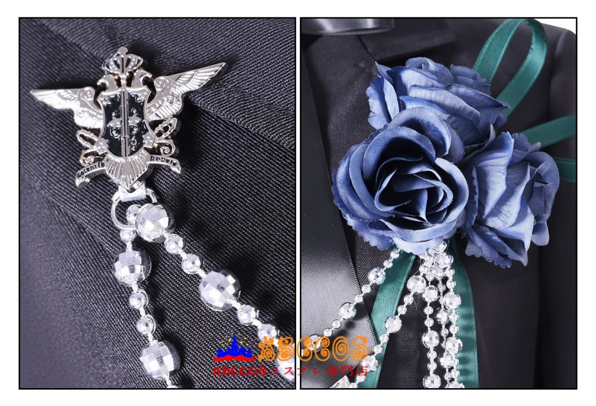 画像19: 【売り切れ即終】Black Butler 黒執事 緑の魔女編 シエル·ファントムハイヴ コスプレ衣装 abccos製「受注生産」 (19)