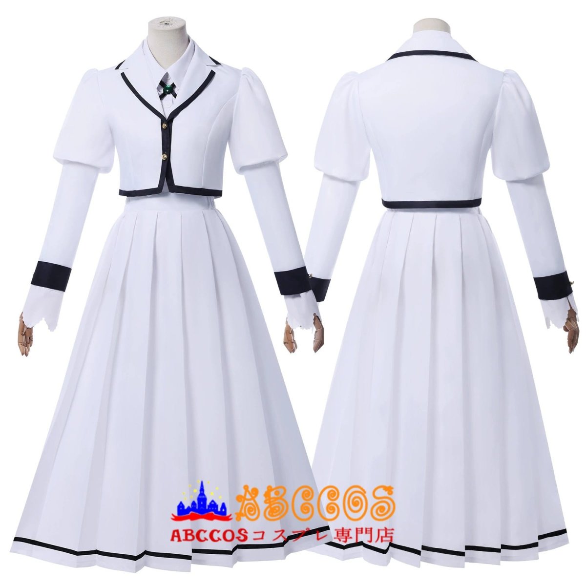 画像4: 【売り切れ即終】ロックは淑女の嗜みでして Rock Is a Lady's Modesty リリー / 鈴ノ宮 りりさ オト / 黒鉄 音羽 コスプレ衣装 abccos製 「受注生産」 (4)