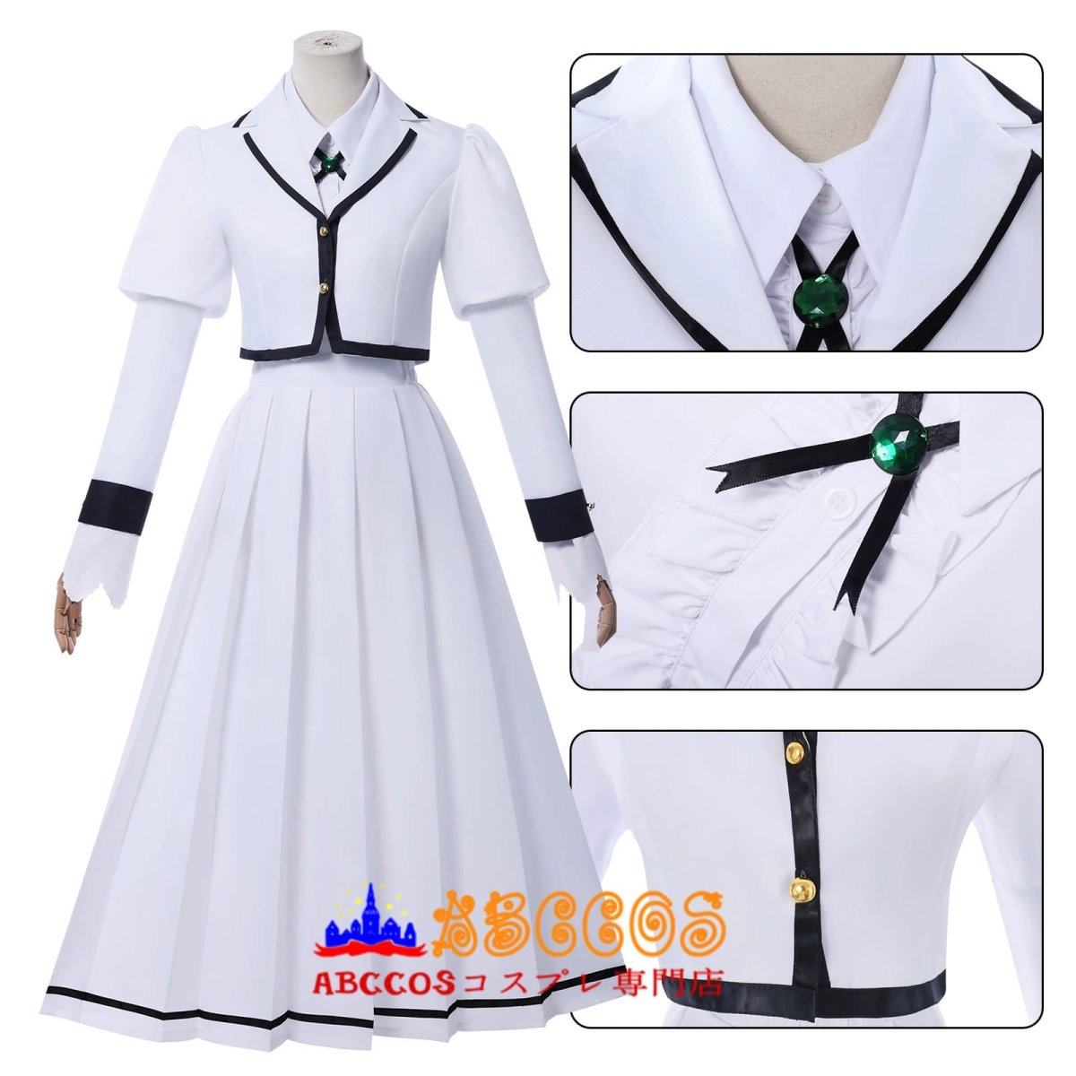 画像8: 【売り切れ即終】ロックは淑女の嗜みでして Rock Is a Lady's Modesty リリー / 鈴ノ宮 りりさ オト / 黒鉄 音羽 コスプレ衣装 abccos製 「受注生産」 (8)