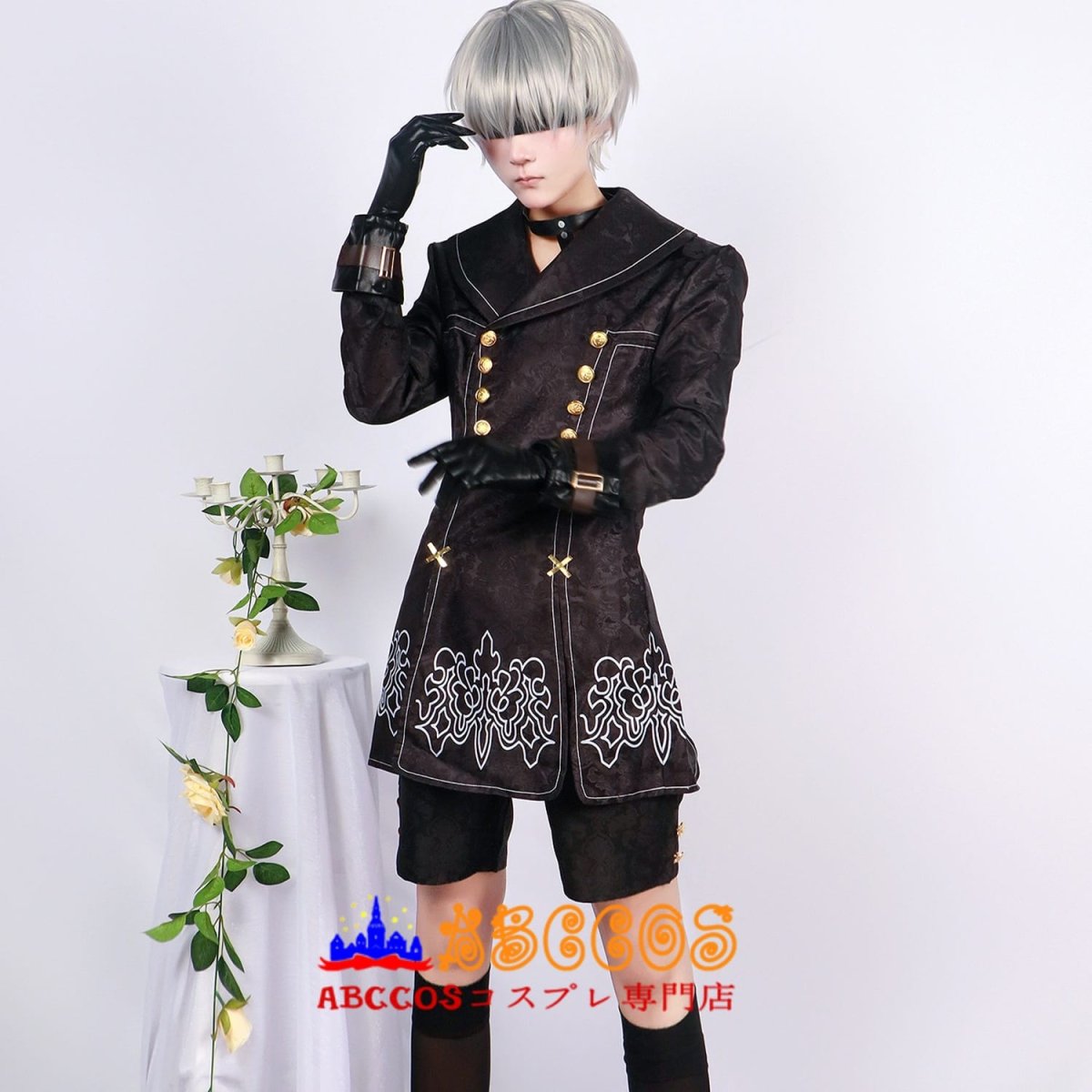 画像2: 【売り切れ即終】ニーア オートマタ ヨルハ九号S型 9S コスプレ衣装 abccos製「受注生産」 (2)