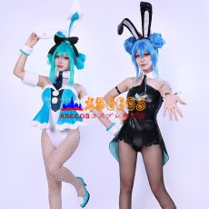 画像11: 【売り切れ即終】バーチャル Virtual バニーガール Bunny Girl ブルー/ブラック コスプレ衣装 abccos製 「受注生産」 (11)
