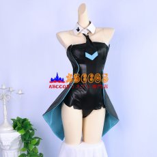 画像4: 【売り切れ即終】バーチャル Virtual バニーガール Bunny Girl ブルー/ブラック コスプレ衣装 abccos製 「受注生産」 (4)