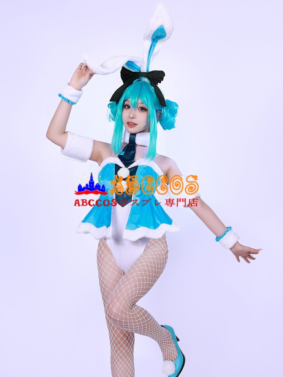 画像6: 【売り切れ即終】バーチャル Virtual バニーガール Bunny Girl ブルー/ブラック コスプレ衣装 abccos製 「受注生産」 (6)