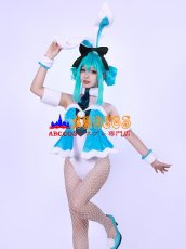 画像6: 【売り切れ即終】バーチャル Virtual バニーガール Bunny Girl ブルー/ブラック コスプレ衣装 abccos製 「受注生産」 (6)