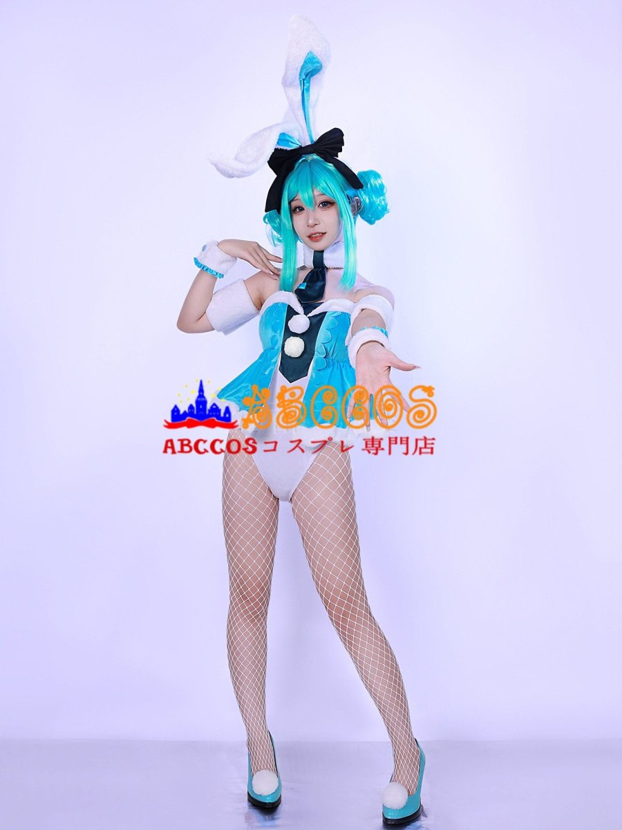 画像7: 【売り切れ即終】バーチャル Virtual バニーガール Bunny Girl ブルー/ブラック コスプレ衣装 abccos製 「受注生産」 (7)