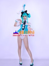画像7: 【売り切れ即終】バーチャル Virtual バニーガール Bunny Girl ブルー/ブラック コスプレ衣装 abccos製 「受注生産」 (7)