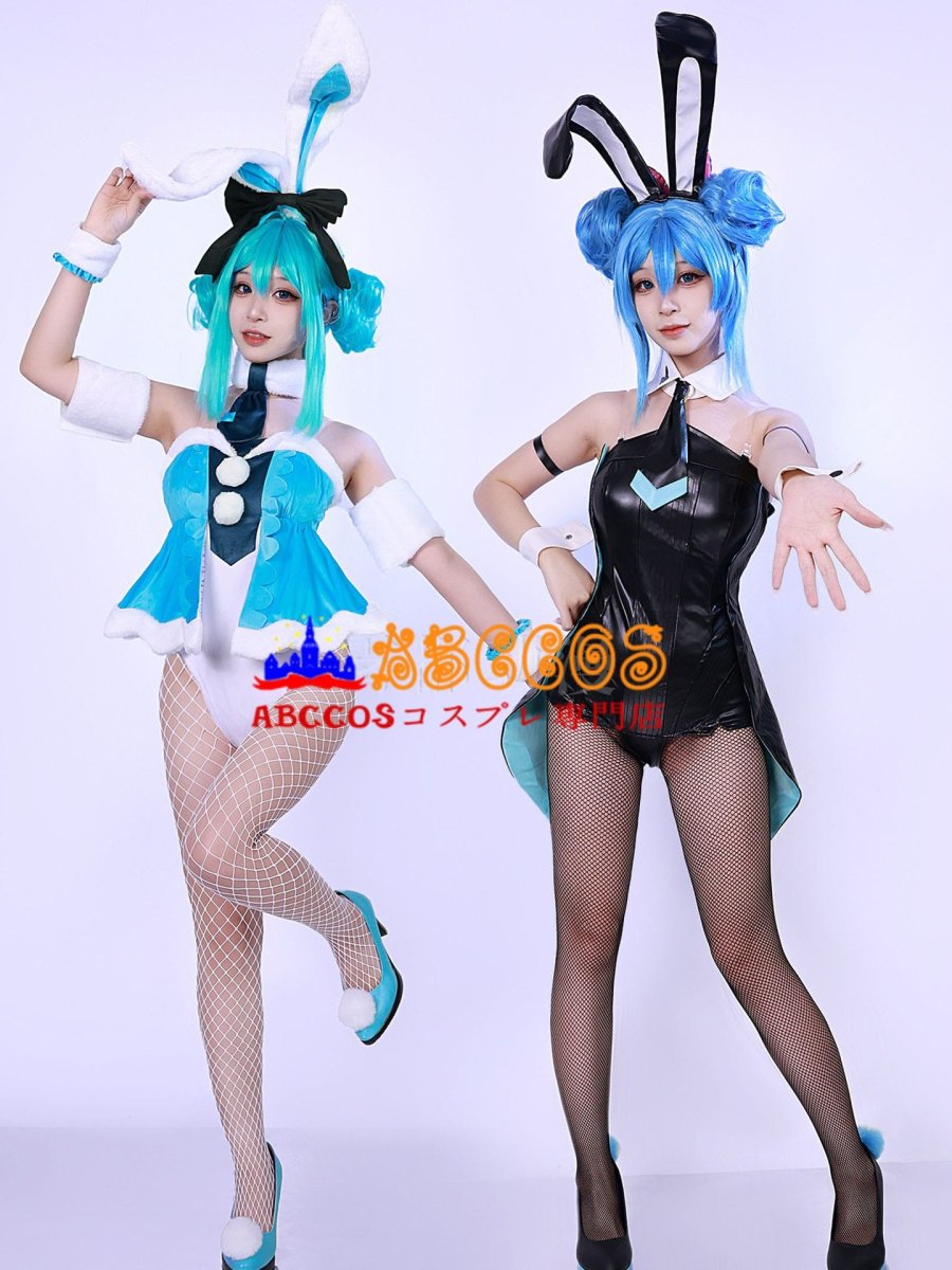 画像10: 【売り切れ即終】バーチャル Virtual バニーガール Bunny Girl ブルー/ブラック コスプレ衣装 abccos製 「受注生産」 (10)