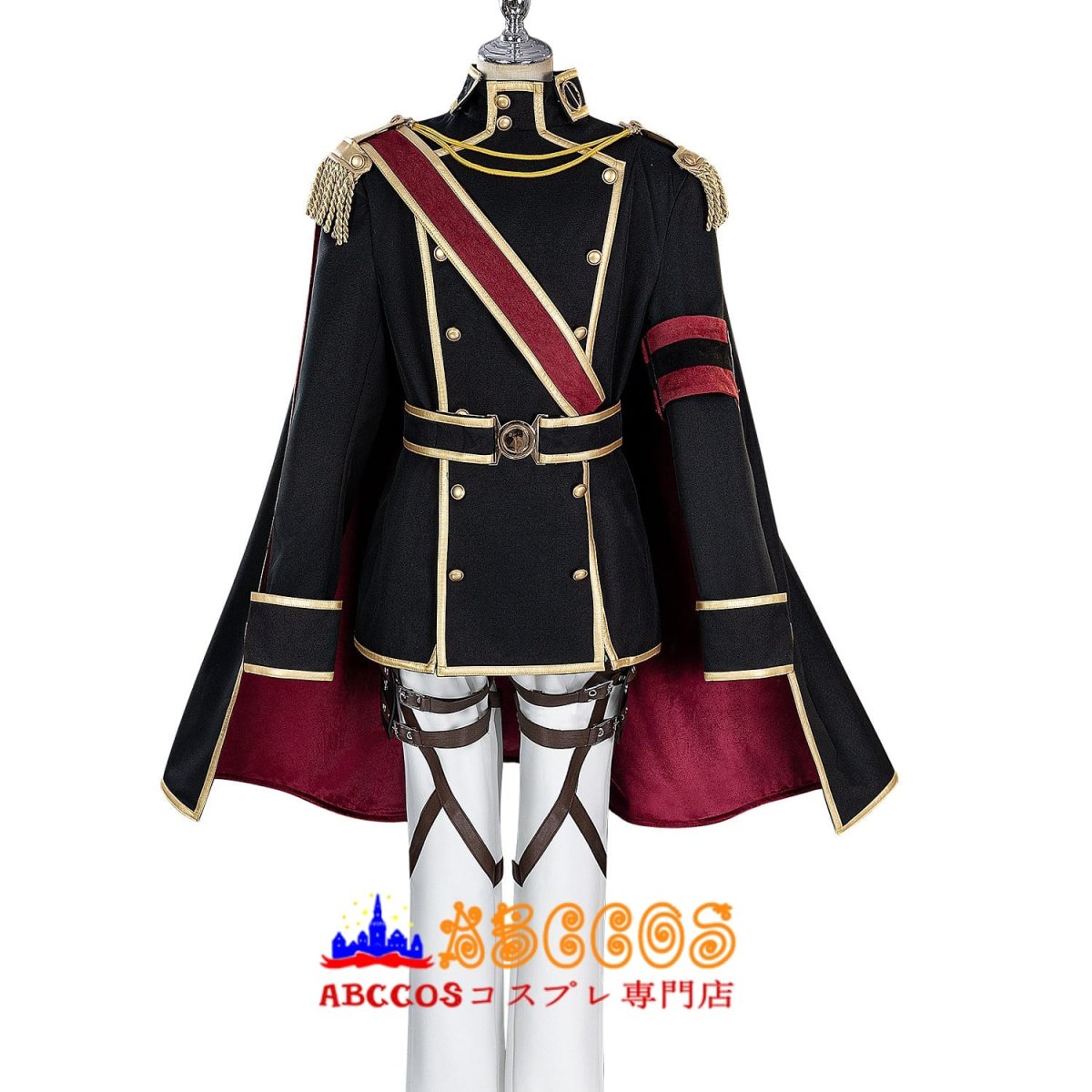 画像1: 【売り切れ即終】進撃の巨人 リヴァイ·アッカーマン Levi Ackerman コスプレ衣装 abccos製「受注生産」 (1)