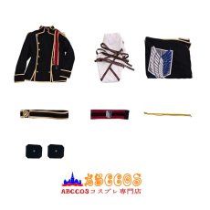 画像8: 【売り切れ即終】進撃の巨人 リヴァイ·アッカーマン Levi Ackerman コスプレ衣装 abccos製「受注生産」 (8)