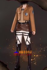 画像22: 【売り切れ即終】進撃の巨人 調査兵団 エレン·イェーガー/ミカサ·アッカーマン/リヴァイ·アッカーマン/アルミン·アルレルト/ハンジ·ゾエ コスプレ衣装 abccos製「受注生産」 (22)