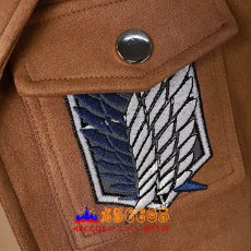 画像14: 【売り切れ即終】進撃の巨人 調査兵団 エレン·イェーガー/ミカサ·アッカーマン/リヴァイ·アッカーマン/アルミン·アルレルト/ハンジ·ゾエ コスプレ衣装 abccos製「受注生産」 (14)