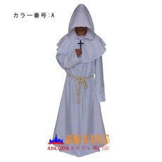 画像1: ハロウィン 中世レトロ風 僧侶ガウン コスプレ衣装 abccos製 「受注生産」 (1)