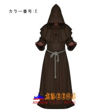 画像5: ハロウィン 中世レトロ風 僧侶ガウン コスプレ衣装 abccos製 「受注生産」 (5)