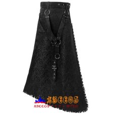 画像2: 中世レトロ 暗黒系 パンク風 ロングスカート コスプレ衣装 abccos製 「受注生産」 (2)