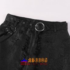 画像5: 中世レトロ 暗黒系 パンク風 ロングスカート コスプレ衣装 abccos製 「受注生産」 (5)