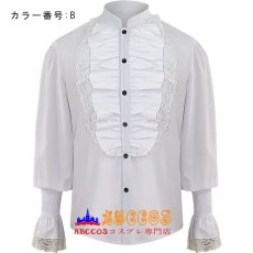 画像6: ルネサンス 中世レトロ風 シャツ着 海賊 パンク風 コスプレ衣装 abccos製 「受注生産」 (6)