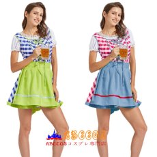 画像2: ビール祭り 中世レトロ風 ゆめ可愛い メイド服 コスプレ衣装 abccos製 「受注生産」 (2)