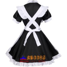 画像3: 中世レトロ風 ステージ衣装 ゴスロリ風 ワンピース メイド服 コスプレ衣装 abccos製 「受注生産」 (3)