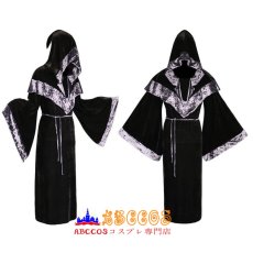 画像5: 中世レトロ風 魔法使いのマント 暗黒系 ショードレス コスプレ衣装 abccos製 「受注生産」 (5)