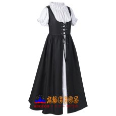 画像2: ハロウィン 中世レトロ風 イギリス風 プリンセスロングスカート コスプレ衣装 abccos製 「受注生産」 (2)