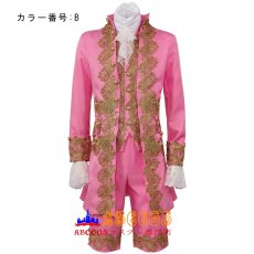 画像2: 中世レトロ イギリス風 ステージ衣装 宮廷風 王子様 コート着 コスプレ衣装 abccos製 「受注生産」 (2)