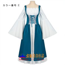 画像26: ハロウィン 中世レトロ風 宮廷風 プリンセスロングスカート ハイウエスト 複数色 コスプレ衣装 abccos製 「受注生産」 (26)