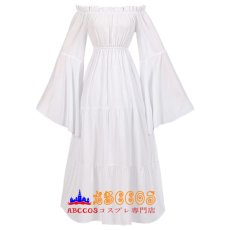 画像4: ハロウィン 中世レトロ風 宮廷風 プリンセスロングスカート ハイウエスト 複数色 コスプレ衣装 abccos製 「受注生産」 (4)