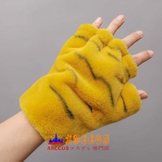 画像12: 子供用 虎の尾の小道具 おもちゃ 虎の爪の露指手袋 虎の耳のヘッドバンドセット コスプレ道具 abccos製 「受注生産」 (12)
