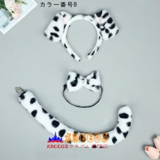 画像3: コスプレコミケ アイテム しっぽ 獣耳 獣尾 髪飾り 蝶結び カチューシャ ３点セット ハロウィン 仮装 小物 コスプレ道具 abccos製 「受注生産」 (3)