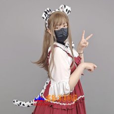 画像5: コスプレコミケ アイテム しっぽ 獣耳 獣尾 髪飾り 蝶結び カチューシャ ３点セット ハロウィン 仮装 小物 コスプレ道具 abccos製 「受注生産」 (5)