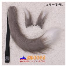 画像13: 手作り 狐娘 コスプレ アクセサリー 獣耳 ヘアピン 尻尾 2点セット コスプレ道具 abccos製 「受注生産」 (13)