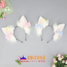 画像4: 髪飾り リボン かわいい ロリータ 髪飾り コミケコスプレアイテム 獣耳 カチューシャ コスプレ道具 abccos製 「受注生産」 (4)