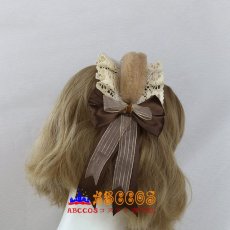 画像9: ロリータ ヘアバンド かわいい 手作り ファッションアクセサリー コスプレ ぬいぐるみ クマ耳 ヘアバンド 仮装 コスプレ道具 abccos製 「受注生産」 (9)